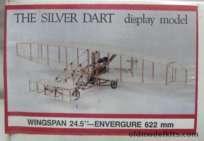 Easy Built Models The Silver Dart - Display Model With 24.5 Inch Wingspan, D-9 plastic model kit